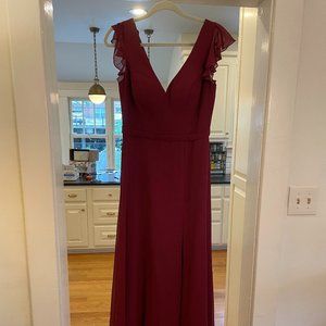 Azazie cabernet dress (size 6)